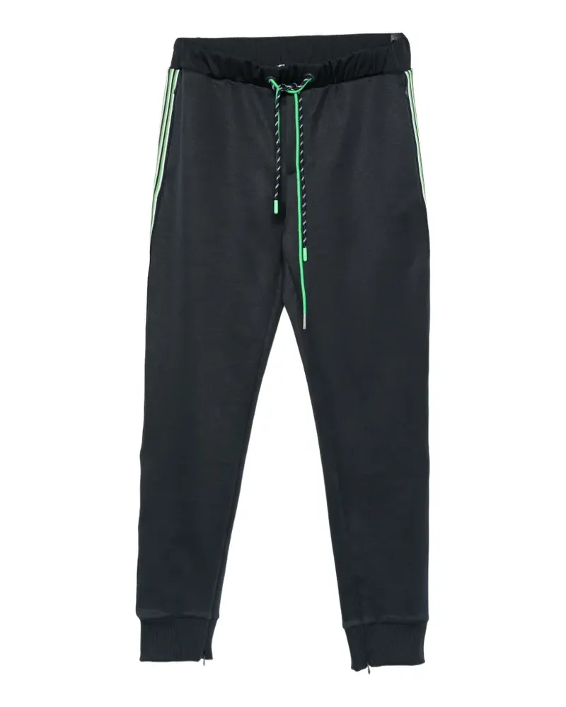 Patrizia Pepe side-stripe track pants - Schwarz Schwarz