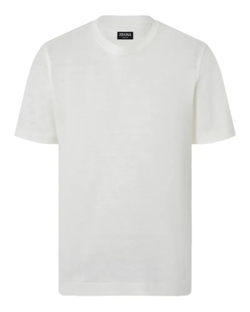 Ermenegildo Zegna Oasi T-Shirt mit rundem Ausschnitt - Weiß Weiß