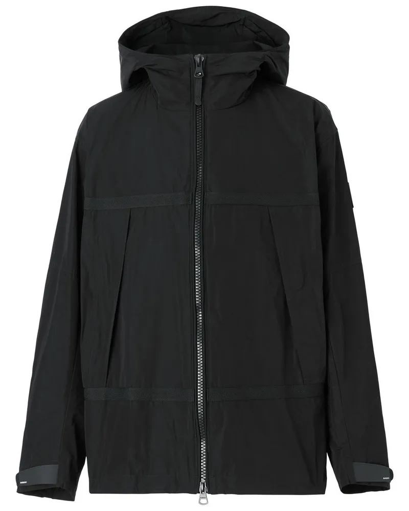 Burberry Leichte Kapuzenjacke - Schwarz Schwarz