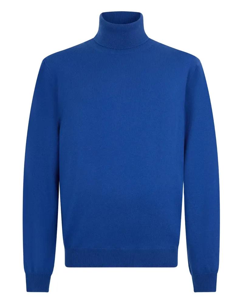 Malo roll-neck sweater - Blau Blau