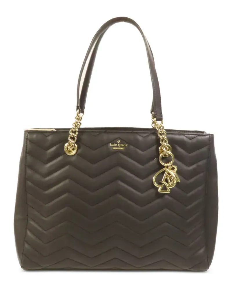 Kate Spade chevron-quilted leather tote bag - Braun Braun