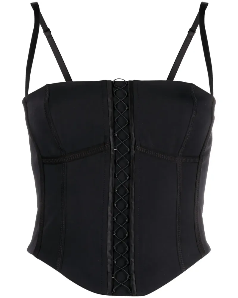 MISBHV Lara Korsett-Top - Schwarz Schwarz