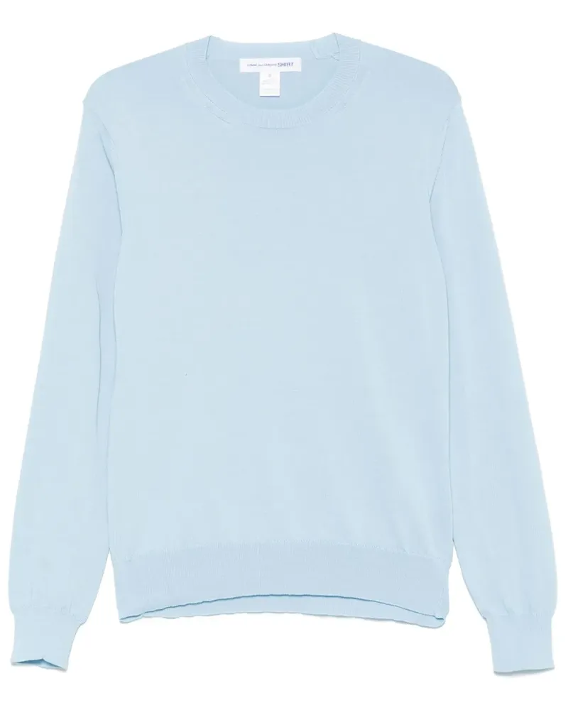 Comme des Garçons Oberteil mit Rundhalsausschnitt - Blau Blau