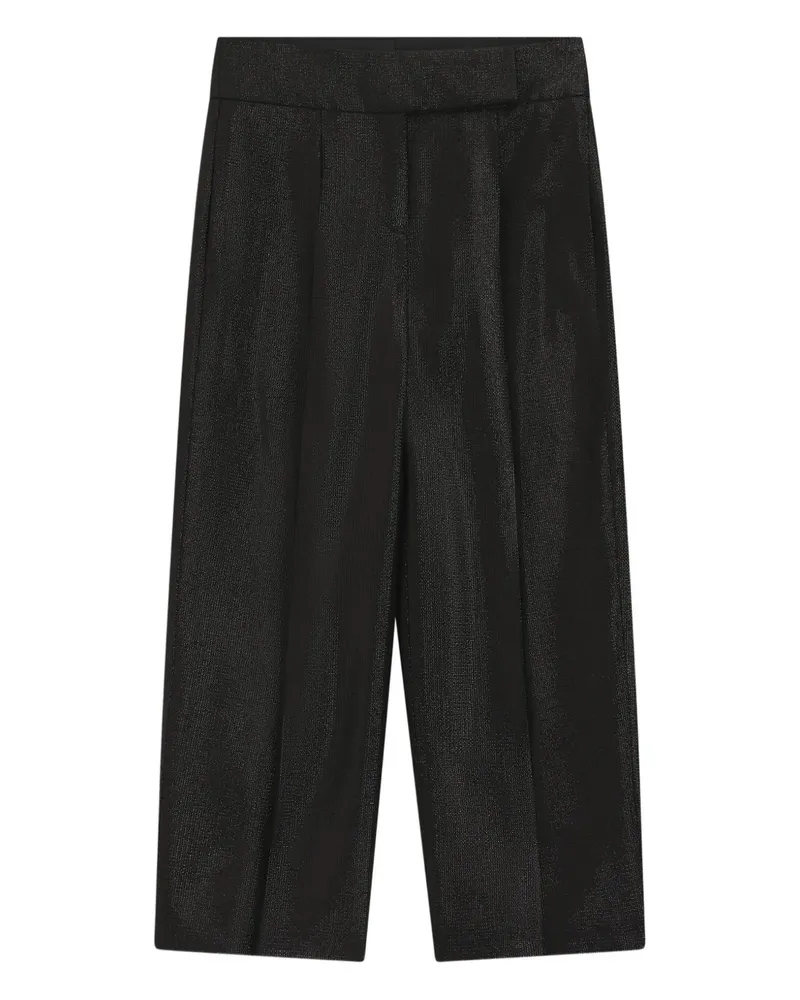 HUGO BOSS Plissierte Hose - Schwarz Schwarz