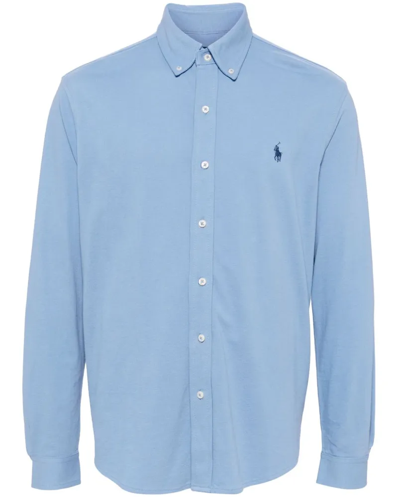 Ralph Lauren Hemd mit Logo-Stickerei - Blau Blau