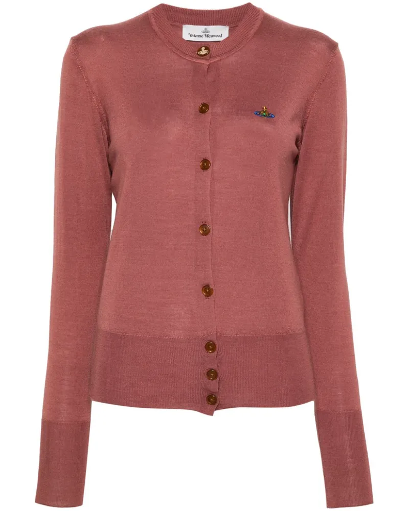 Vivienne Westwood Bestickter Bea Cardigan - Rosa Rosa