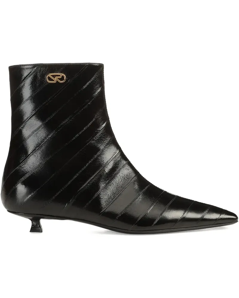 Sergio Rossi Surge Stiefel 25mm - Schwarz Schwarz