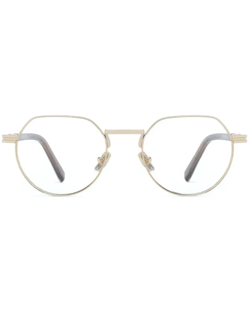 Ermenegildo Zegna Brille mit rundem Gestell - Gold Gold