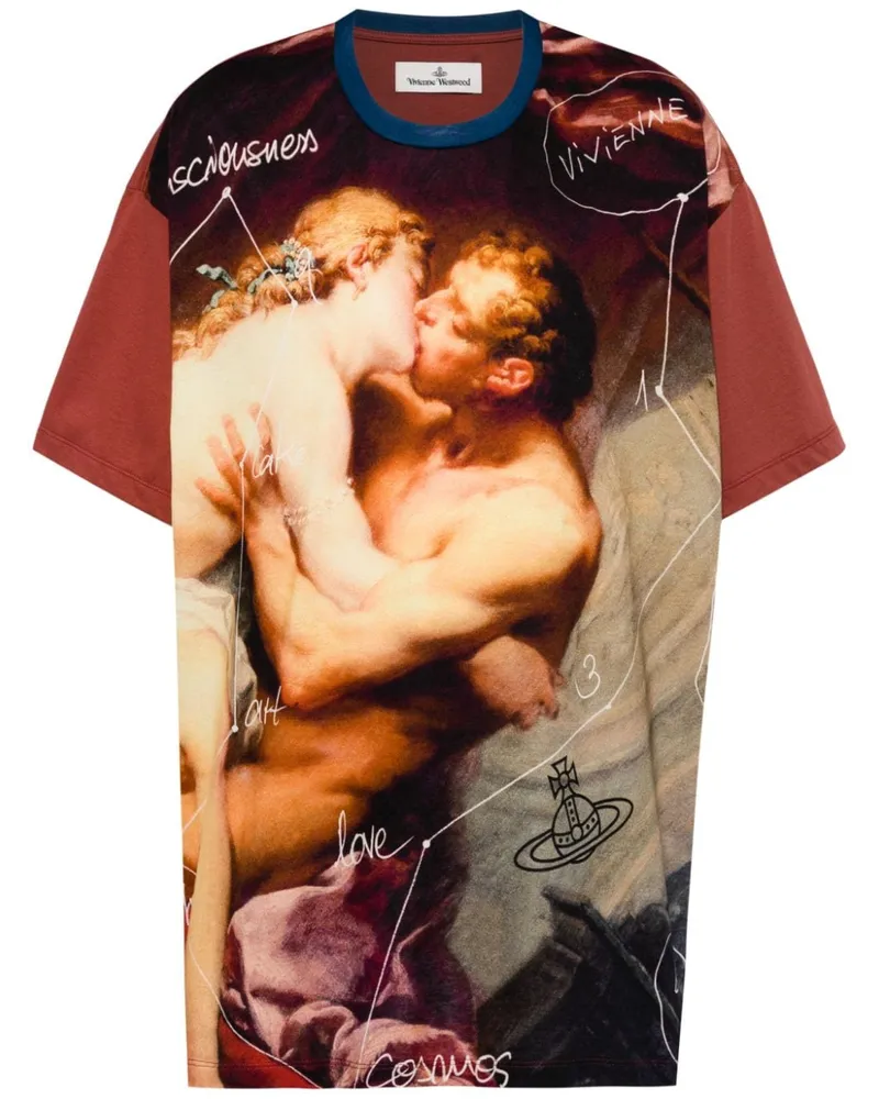 Vivienne Westwood Kiss T-Shirt Rot