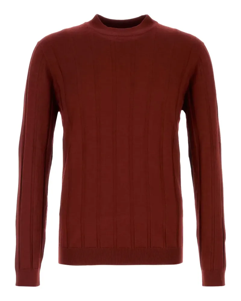 Brunello Cucinelli Gerippter Pullover - Rot Rot