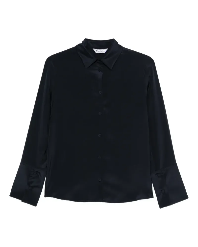 Max Mara Mavoliera Bluse - Blau Blau