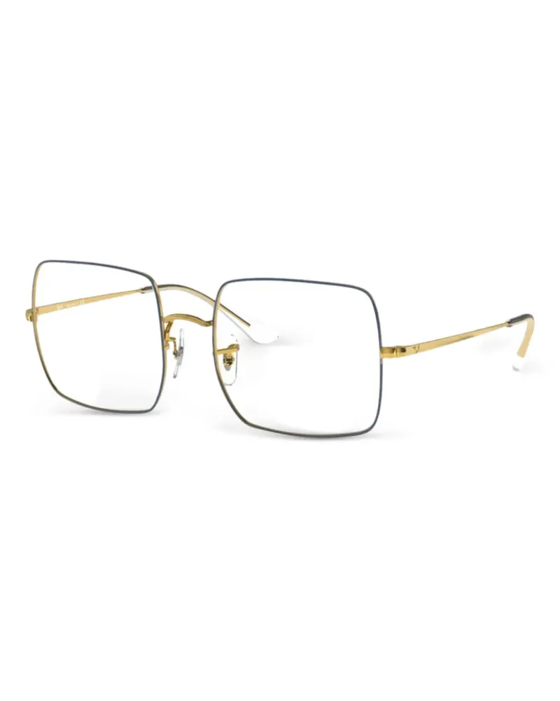 Ray Ban Brille mit eckigem Gestell - Schwarz Schwarz