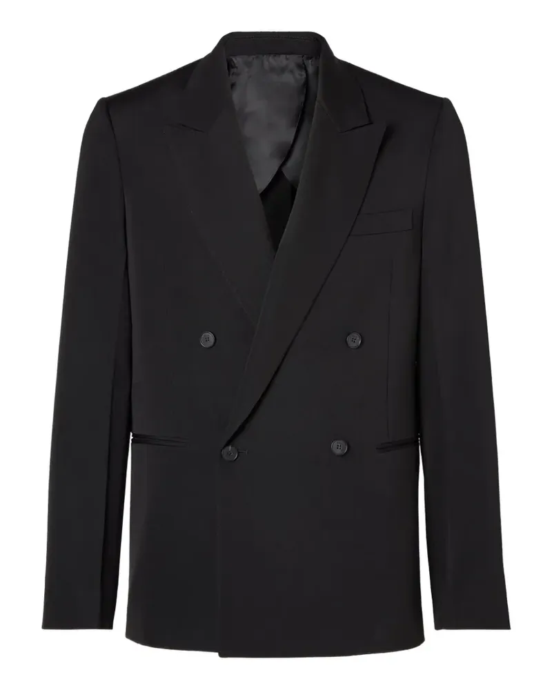 Fendi peak-lapel double-breasted blazer - Schwarz Schwarz