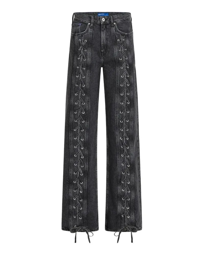Karl Lagerfeld Jeans mit Schnürung - Grau Grau
