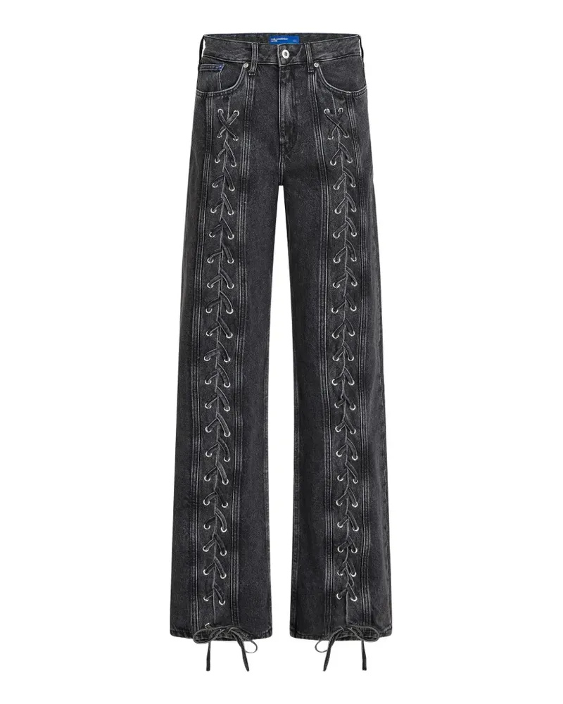 Karl Lagerfeld Jeans mit Schnürung - Grau Grau