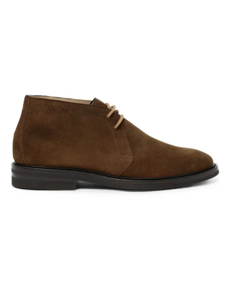 Scarosso Roger Chukka-Stiefel aus Wildleder - Braun Braun