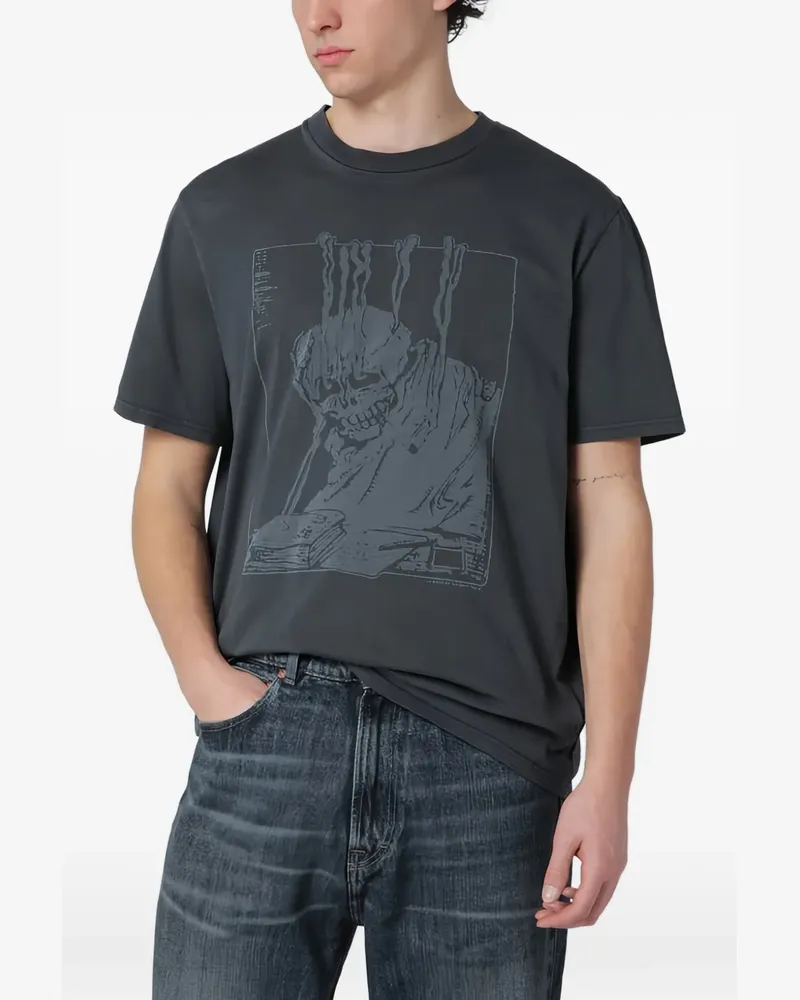 Our Legacy T-Shirt mit Print - Grau Grau