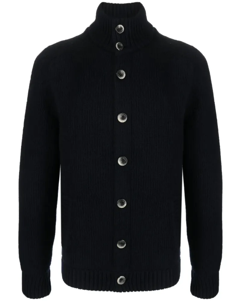 Herno Cardigan mit Knopfleiste - Blau Blau