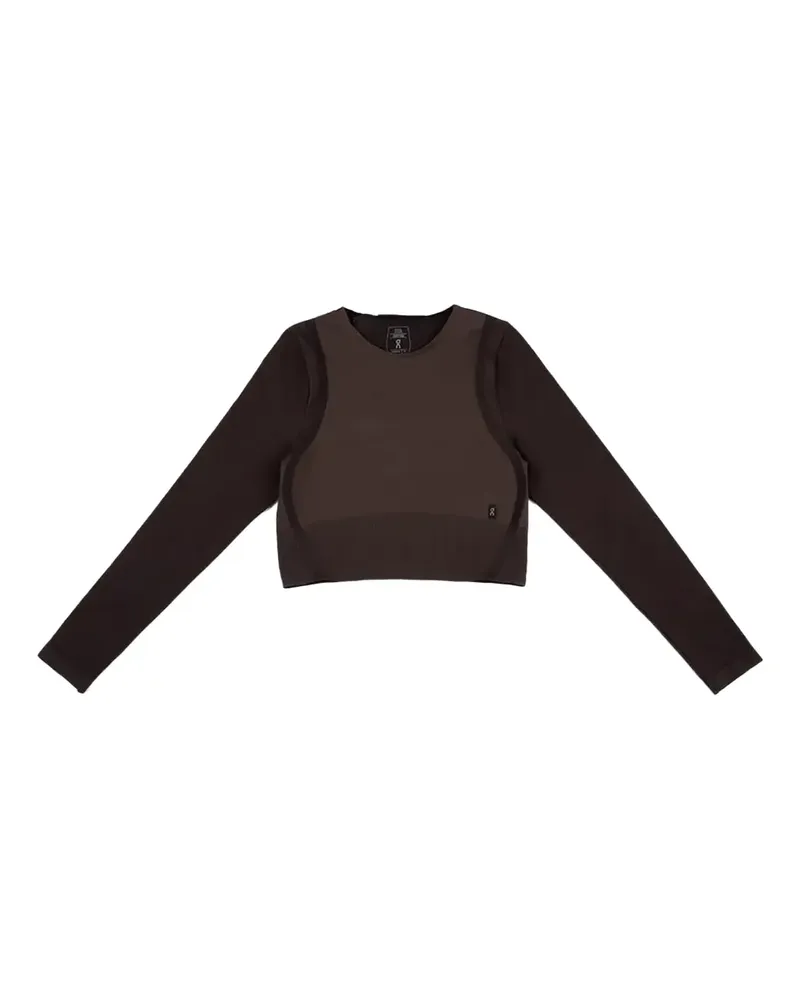 ON Gestricktes Cropped-Oberteil - Braun Braun