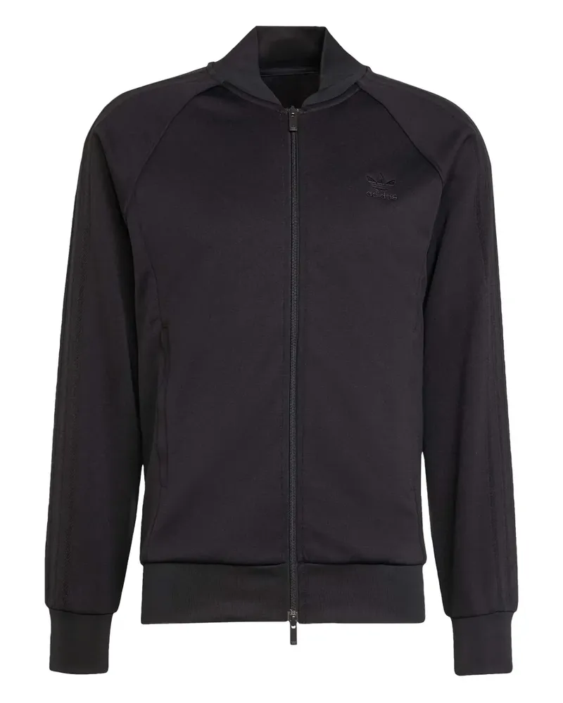 adidas Jacke mit Reißverschluss - Schwarz Schwarz