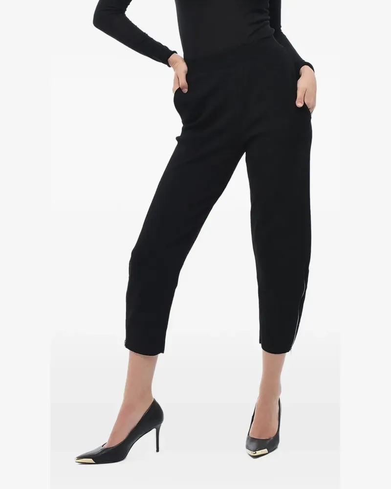 Stella McCartney Hose mit geradem Bein - Schwarz Schwarz