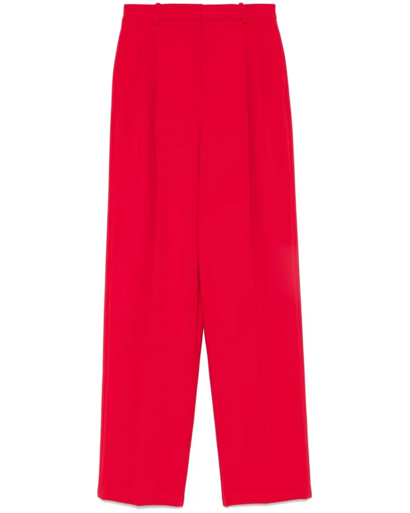 Elisabetta Franchi Hose aus Krepp - Rot Rot