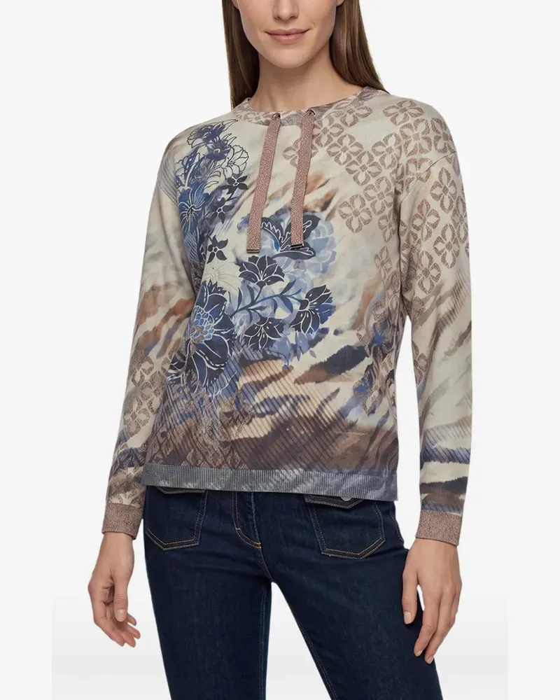 Betty Barclay drawstring-detail sweater - Nude Nude