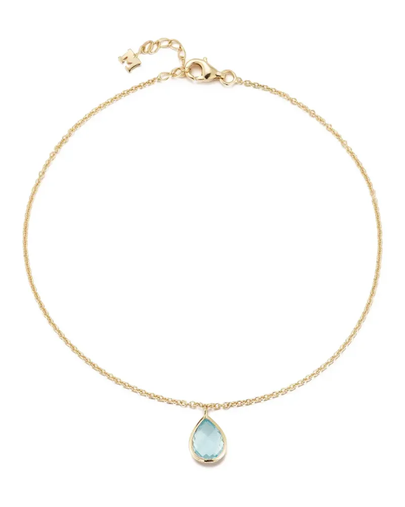 MATEO Perlenarmband mit Tropfenanhänger - Gold Gold