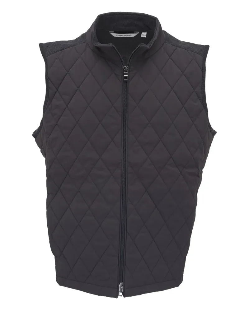 Peter Millar Gesteppte Essex Weste - Schwarz Schwarz