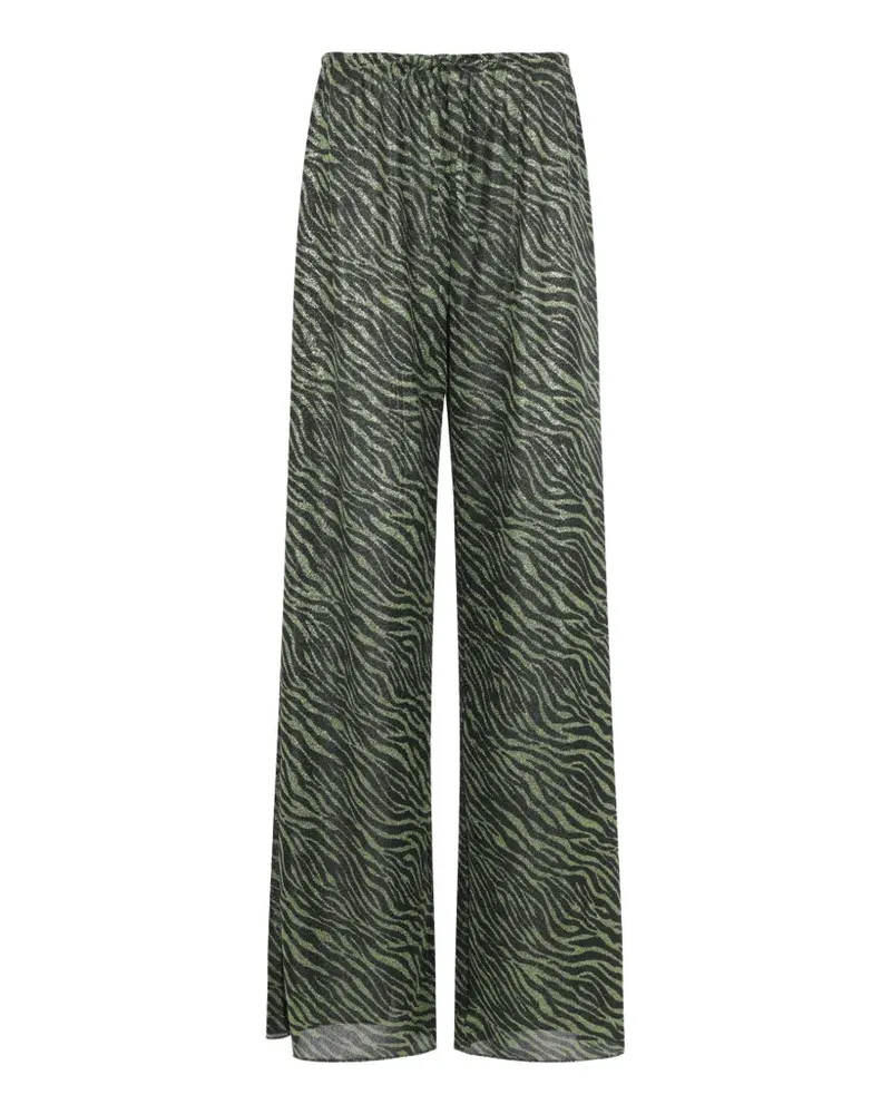 Oséree animal-print trousers - Schwarz Schwarz