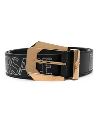 Versace Greca leather belt Schwarz