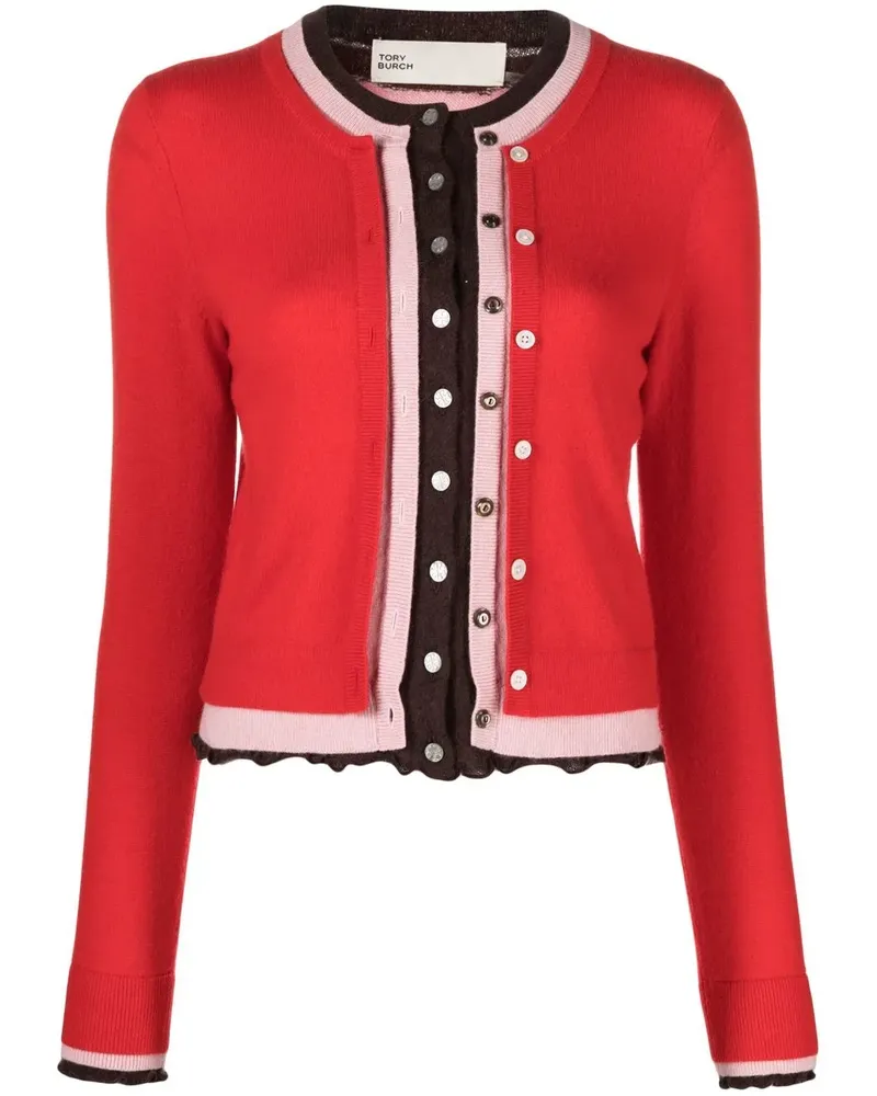 Tory Burch Cardigan aus Kaschmir - Rot Rot