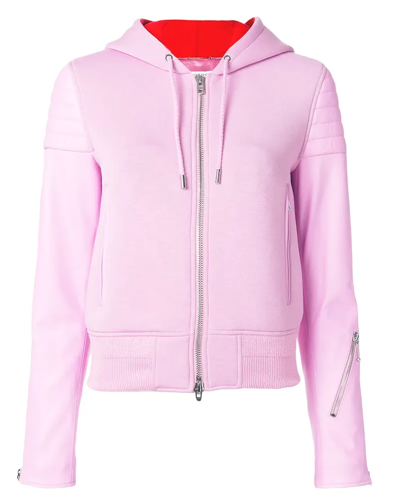 Givenchy Kapuzenjacke mit Reißverschluss - Rosa Rosa