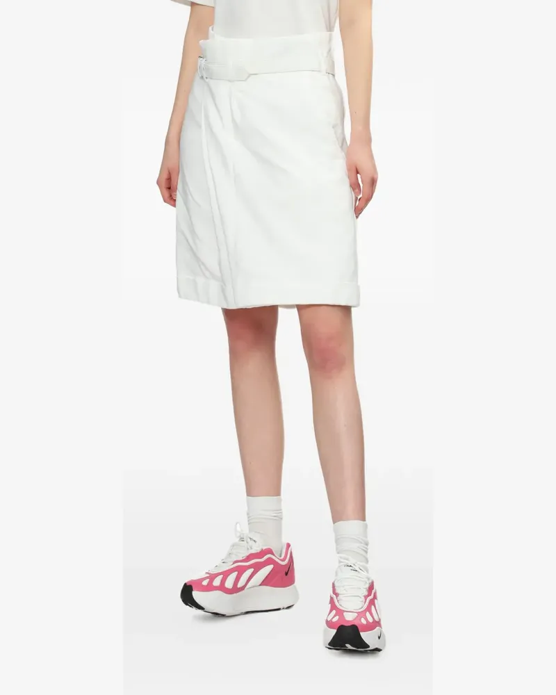 Comme des Garçons belted wrap shorts - Weiß Weiß