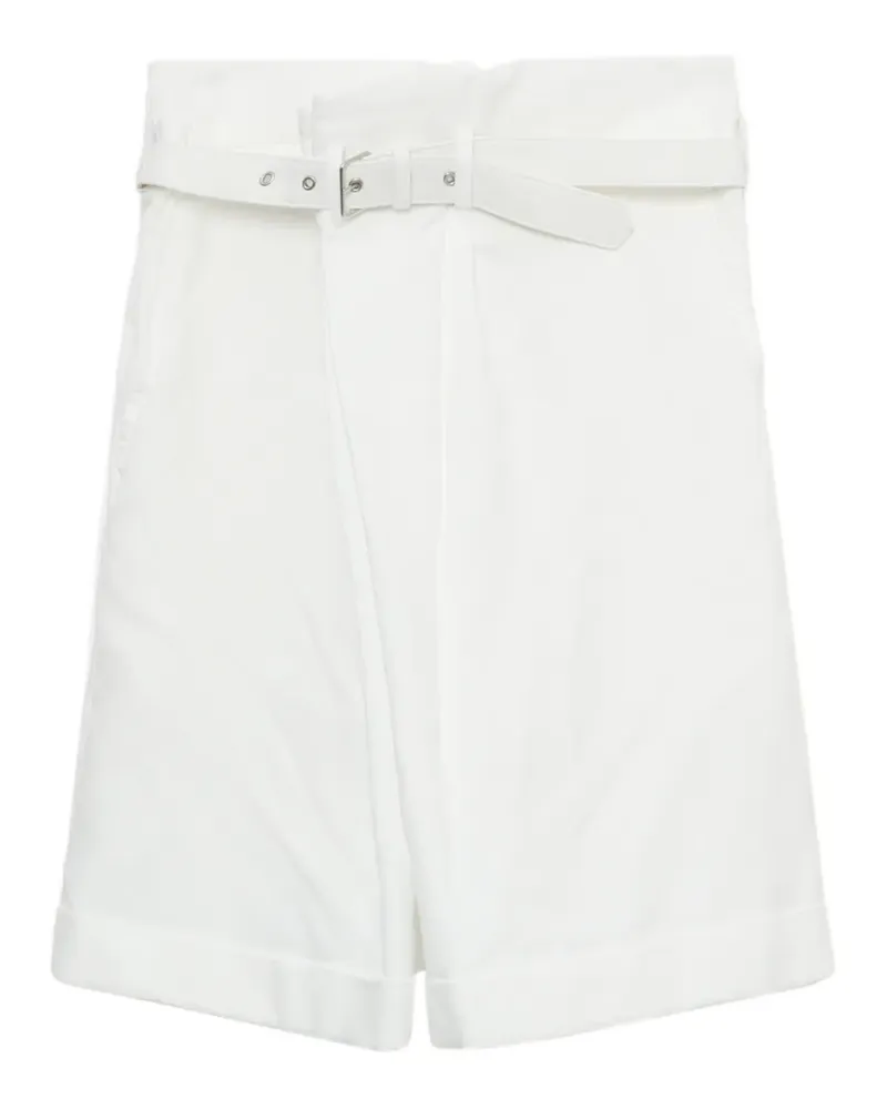 Comme des Garçons Gewickelte Shorts mit Gürtel - Weiß Weiß