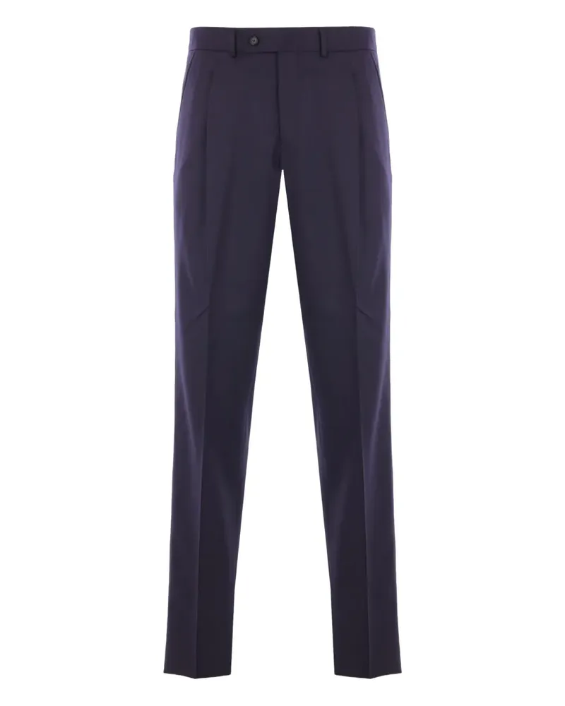 Caruso Hose mit Bundfalten - Violett Violett