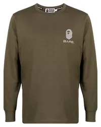 BAPE Sweatshirt mit Logo-Print Grün