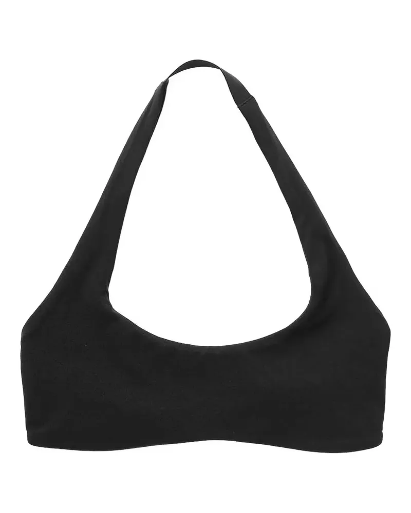 Nike halter neck bralette - Schwarz Schwarz
