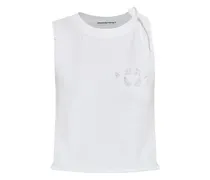 Tanktop mit Logo-Print - Weiß