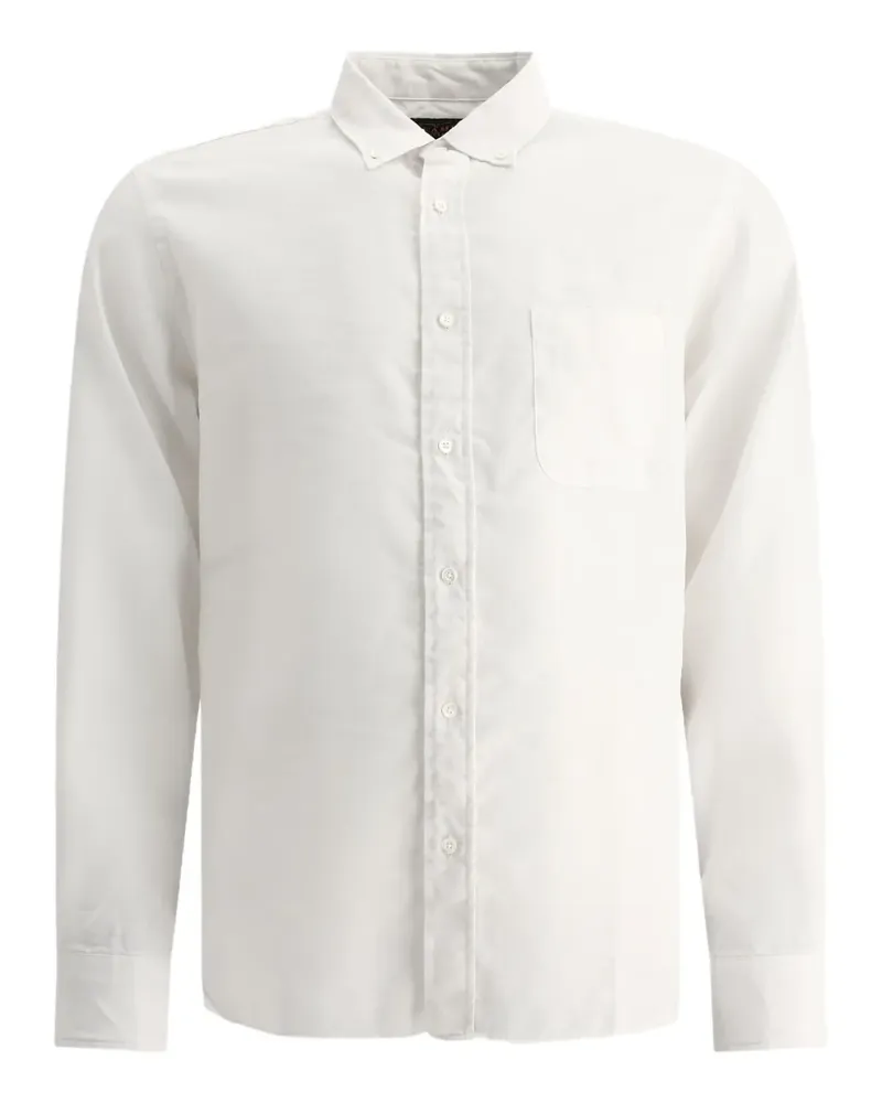 Beams Plus Hemd mit Taschen - Weiß Weiß