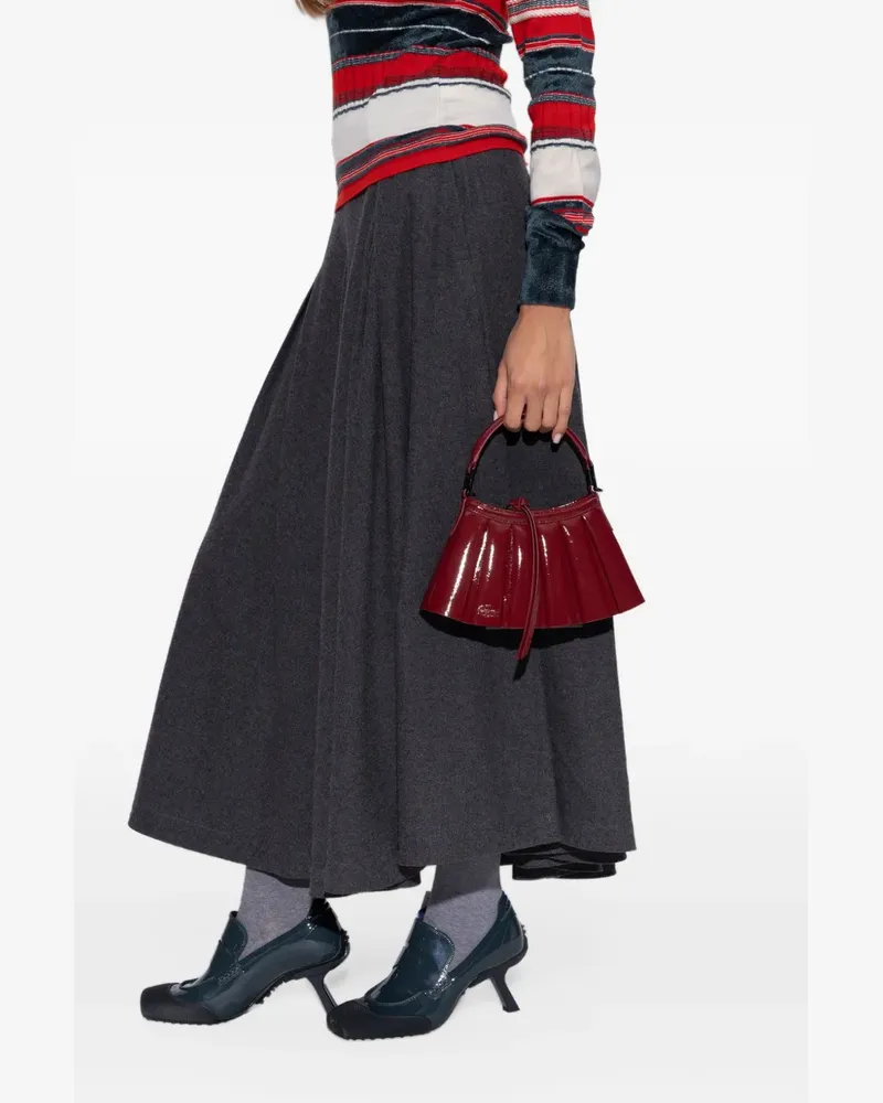 Lacoste Runway Mini-Portemonnaie aus Lackleder - Rot Rot