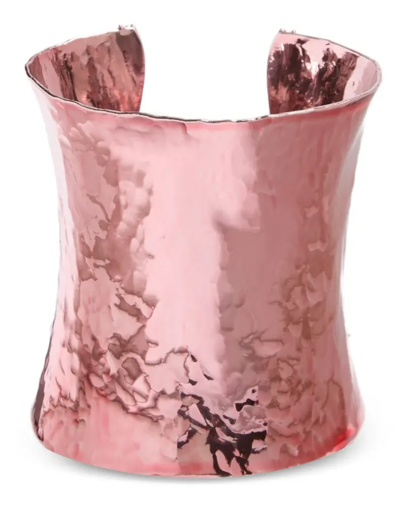 Valentino Garavani Laminiertes Metall-Armband - Rosa Rosa