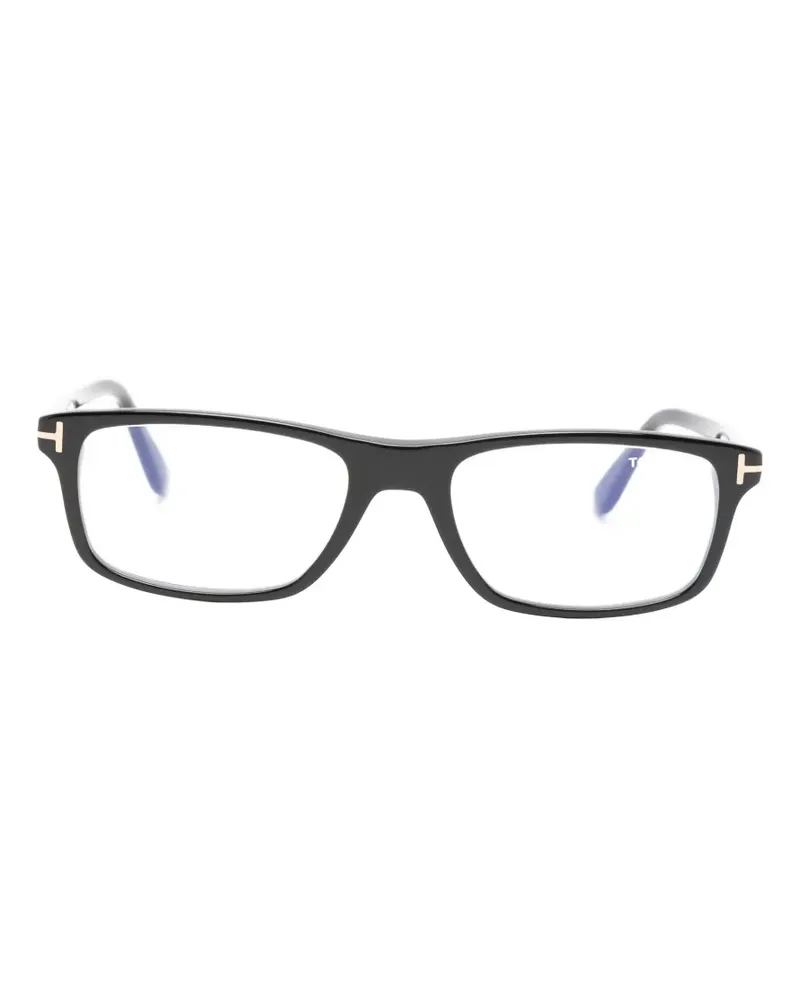 Tom Ford rectangle-frame glasses - Schwarz Schwarz