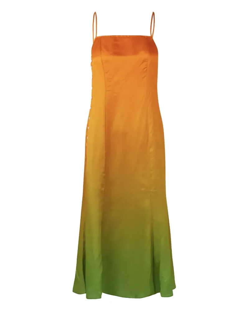 Samsøe & Samsøe Seidenkleid mit Farbverlauf - Orange Orange