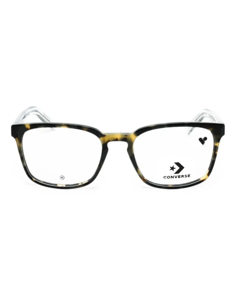 Converse tortoiseshell-effect rectangle-frame glasses - Braun Braun