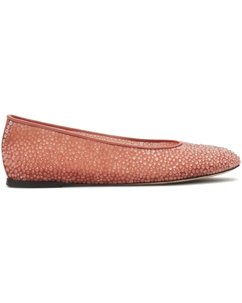 Lanvin Ballerinas mit Strass - Rosa Rosa