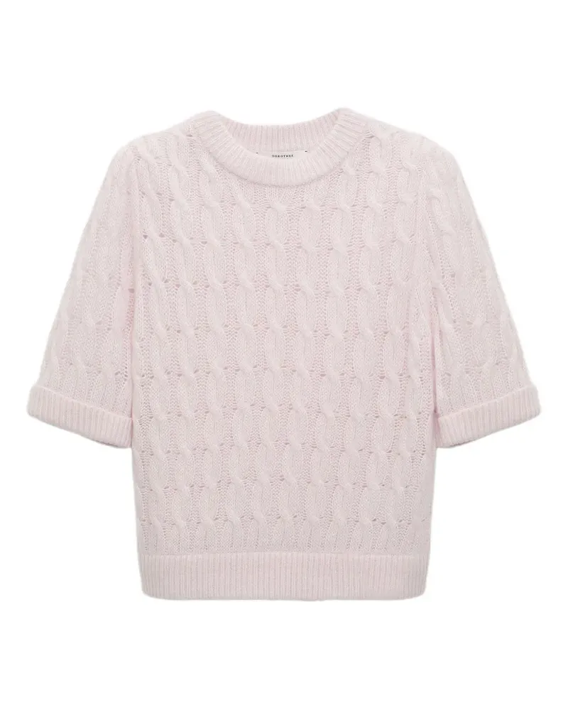 Dorothee Schumacher Pullover mit Zopfmuster - Rosa Rosa