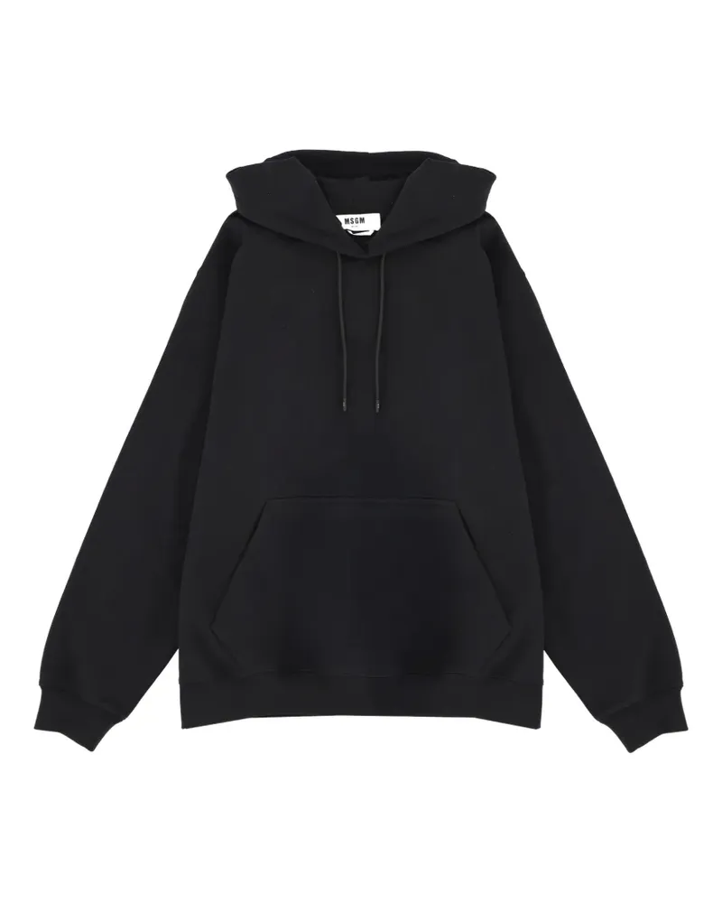 MSGM drawstrings hoodie - Schwarz Schwarz