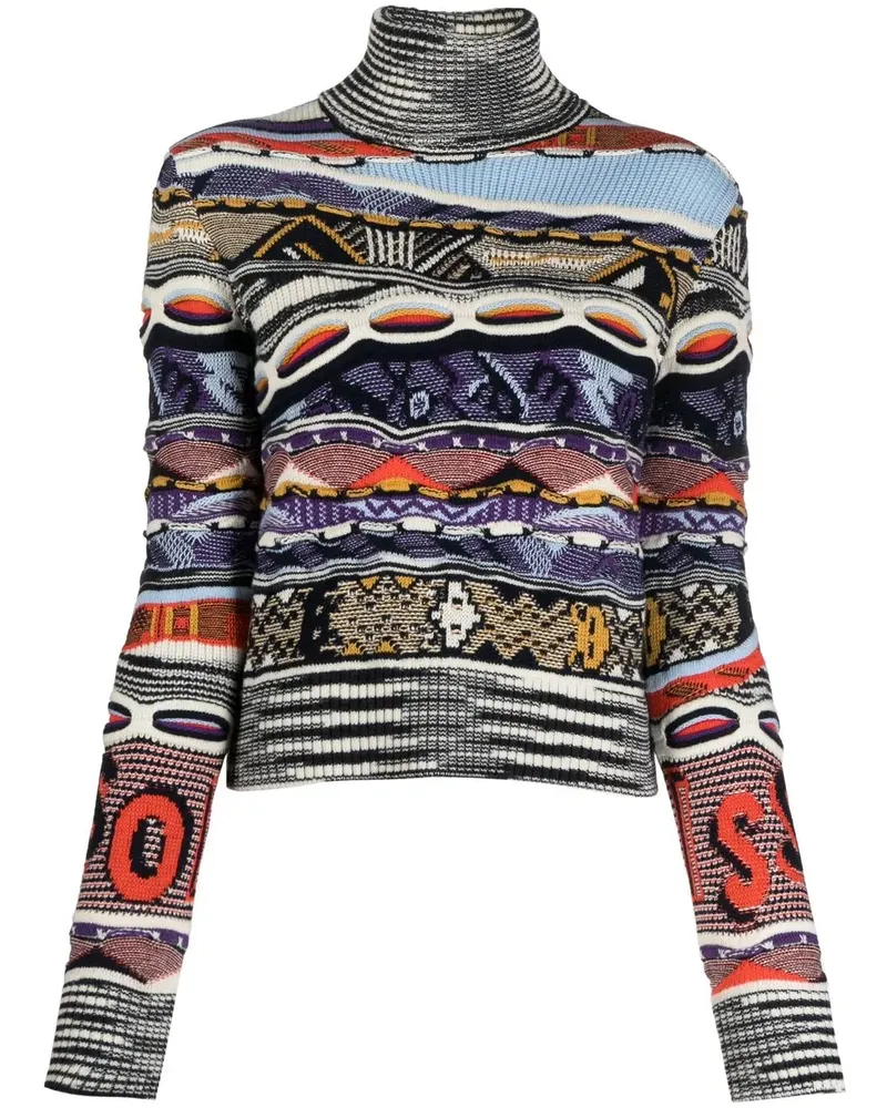 Missoni Gestrickter Rollkragenpullover - Violett Violett