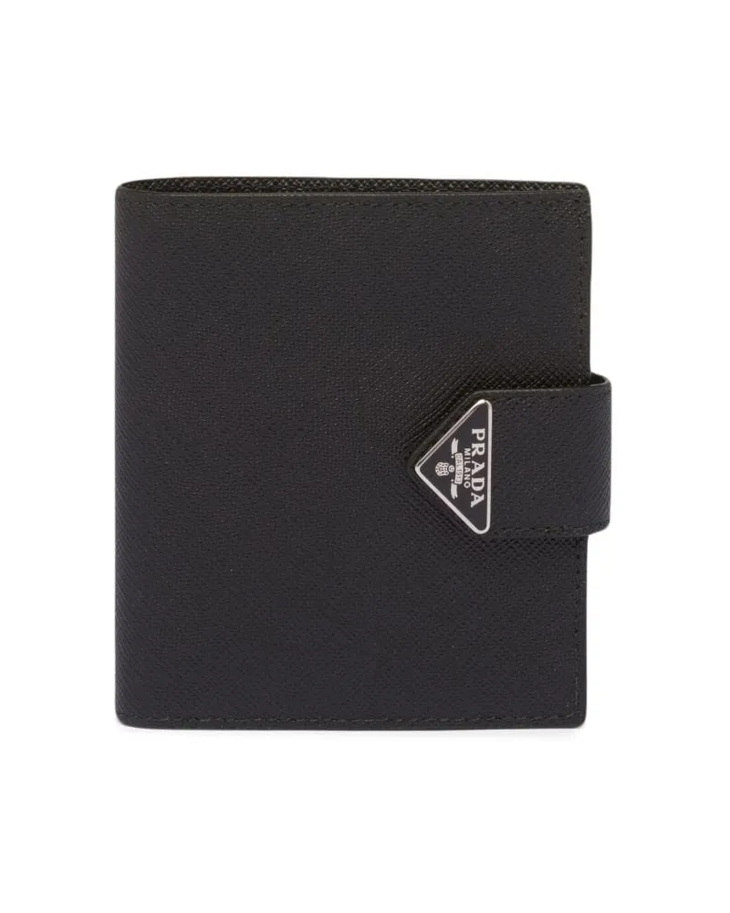 Prada Portemonnaie aus Saffiano-Leder - Schwarz Schwarz
